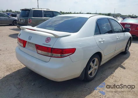 2003 Honda Accord 2.4 Ex из США, поврежденный, VIN 1HGCM56663A037919